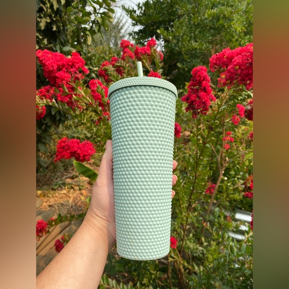 Starbucks BNWT US Matte Mint 24oz Studded Tumbler - Picture 3 of 5